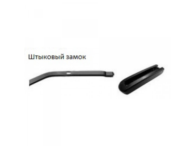 Щетка стеклоочистителя бескаркасная (17 дюймов), 43 см от ABRO Щетка стеклоочистителя бескаркасная (17 дюймов), 43 см