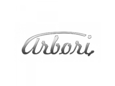 Защита переднего бампера Arbori d57 "волна" черная NISSAN MURANO 2016-
