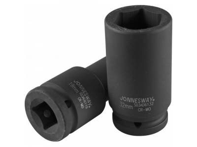 Головка торцевая ударная глубокая 3/4"DR, 27 мм, S03AD6127 JONNESWAY от JONNESWAY Головка торцевая ударная глубокая 3/4"DR, 27 мм, S03AD6127 JONNESWAY